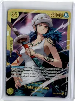 One Piece Heroines Edition EB03-062 Trafalgar Law Secret Rare English - Image 1