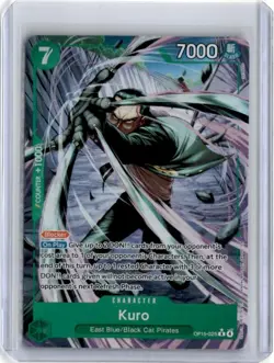 One Piece Adventure on Kami's Island OP15-025 Kuro (Alternate Art) Rare English - Image 1