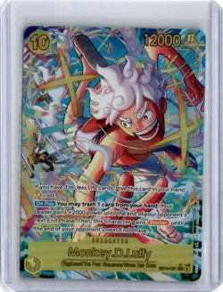 One Piece Adventure on Kami's Island EB04-061 Monkey.D.Luffy Alt Art SEC English - Image 1