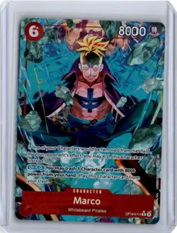 One Piece The Time of Battle OP16-014 Marco (Alternate Art) Rare English - Image 1