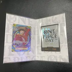Monkey D Luffy SR OP07-109 [PROMO] ONE PIECE DAY 24 Japanese - Image 2
