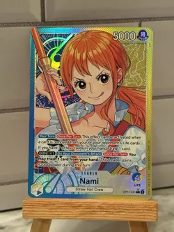 One Piece TCG Nami (041) (Alternate Art) OP11-041 A Fist of Divine Speed Foil NM - Image 1
