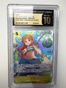 ✨✨ CGC PRISTINE 10 Nami SR EB03-053 Heroines Edition 2025 One Piece Japanese - Image 1