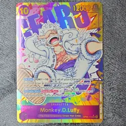 Bandai One Piece Card Game Monkey D. Luffy OP05-119 Secret Rare Alt Art Foil - Image 1