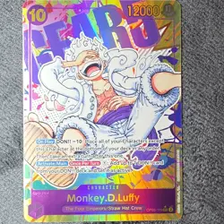 Bandai One Piece Card Game Monkey D. Luffy OP05-119 Secret Rare Alt Art Foil - Image 2