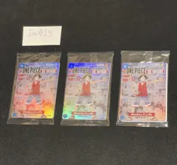 Bandai Namco One Piece US Voyage Monkey D. Luffy Promo Foil English P-055 LOT x3 - Image 1