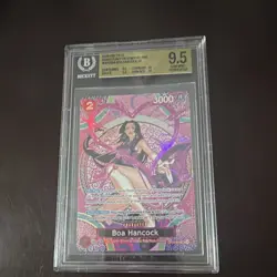 Bandai One Piece Card Game Boa Hancock Sp OP12-014 Parallel Rare BGS 9.5 Eng - Image 1