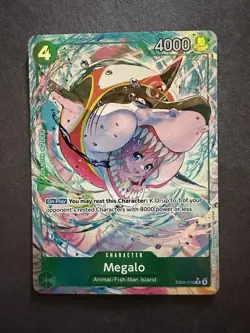 Megalo EB04-018 Alt Art One Piece Card Game English Near Mint - Image 1