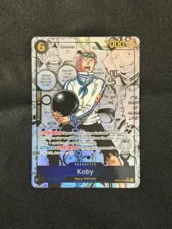One Piece TCG - Koby EB04-044 Manga Rare - Adventure On Kami’s Island English - Image 1