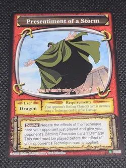 Presentiment Of a Storm 2005 One Piece CCG The Quest Begins! #TE035 - Image 1