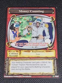 Money Counting 2005 One Piece CCG The Quest Begins! #TE037 - Image 1