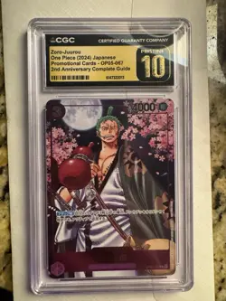 2024 ONE PIECE JP ZORO-JUUROU PROMO OP05-067 CGC 10 PRISTINE E RC7 - Image 1