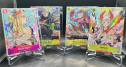 4x Lot - One Piece Illustration Box [Sealed] Promos SR Full Art One Piece TCG NM - Image 1