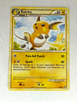 LP Raichu 33/90 Undaunted Regular 2010 Pokemon TCG - Image 1