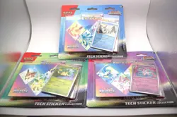 Pokemon TCG Prismatic Evolutions Tech Sticker Set of 3 (Sealed) - Image 1