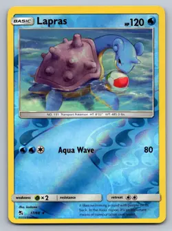 Lapras 17/68 Rare Hidden Fates Pokemon NM 2019 - Image 1