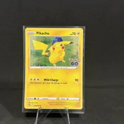 Pikachu 028/078 Holo Rare Pokemon GO Pokemon Near Mint - Image 1