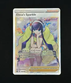 Pokemon TCG Elesa's Sparkle 147/159 Fusion Strike Full Art Holo Ultra Rare - Image 1