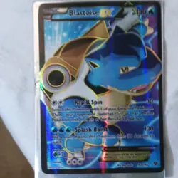 Pokemon TCG Blastoise EX XY Ultra Rare Full Art Holo 142/146 2014 EN - Image 2