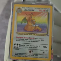 Wizards of the Coast Pokemon TCG Dragonite 4/62 Fossil Holo Unlimited 1999 - Image 1