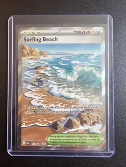 Surfing Beach 114/086 Chaos Rising M/NM Pokemon TCG Ultra Rare - Image 3