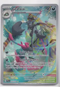 NM Grafaiai 223/193 Paldea Evolved Illustration Rare Pokemon Card NM - Image 1
