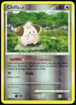 Cleffa 78 Diamond & Pearl - Reverse Holo Pokemon NM/M (Common) - Image 1