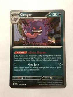 Pokemon TCG Gengar 050/088 Perfect Order Holo Rare English - Image 1