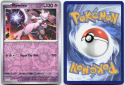 Mewtwo 59/142 Uncommon Stellar Crown Pokemon Reverse Holo NM - Image 3