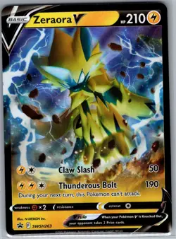 Zeraora V - SWSH263 SWSH: Sword & Shield Promo Cards - Pokemon Card - NM - Image 1