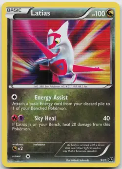Latias 9/20 Holo Rare Dragon Vault Pokemon Near Mint - Image 1