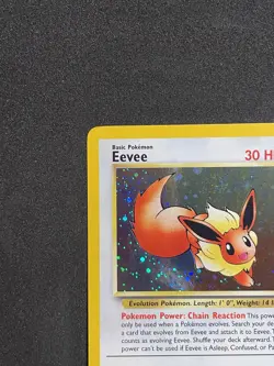 🌀SWIRL🌀Eevee Holo Pokemon Black Star Promo #11 WOTC 1999-2000 - Image 5