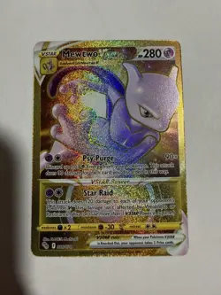 Pokemon Go Mewtwo VSTAR 86/78 Secret Rare TCG Card NM - Image 4