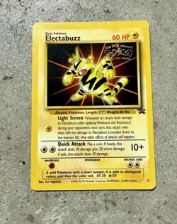 Pokemon - Electabuzz- WB The First Movie Promo - Black Star - WOTC - NM - Image 1