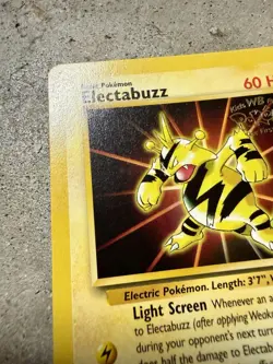 Pokemon - Electabuzz- WB The First Movie Promo - Black Star - WOTC - NM - Image 5