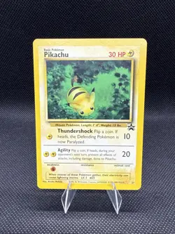 Pikachu Pokemon Black Star Promo #27 WOTC 2000 - Image 1