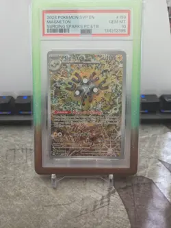 Pokemon TCG Magneton SVP 159 Surging Sparks Promo Pokemon Center PSA 10 - Image 3