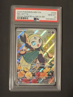 Pokemon Meloetta 026 Black Star Promo PSA 10 - Image 5