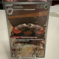 Pokemon TCG Crustle 186/182 Sv10 Destined Rivals Holo Illustration Rare 150 HP - Image 1