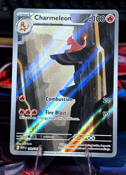 Pokemon TCG Charmeleon Scarlet & Violet-151 169/165 Holo Illustration Rare - Image 2