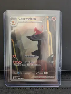 Pokemon TCG Charmeleon Scarlet & Violet-151 169/165 Holo Illustration Rare - Image 1