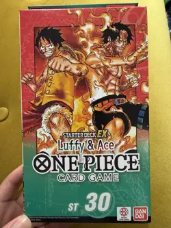 One Piece 🏴‍☠Card Game Starter Deck EX Luffy & Ace ST-30 English, SEALED🔥 - Image 1
