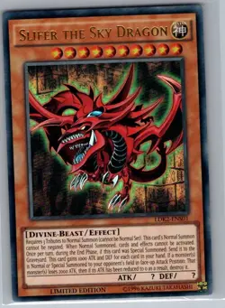Slifer the Sky Dragon LDK2-ENS01 Legendary Decks II - Yu Gi Oh Card - NM - Image 1