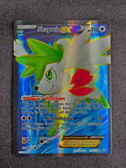 Shaymin EX 106/108 Full Art German XY Roaring Skies Drachenleuchten Pokemon TCG - Image 1