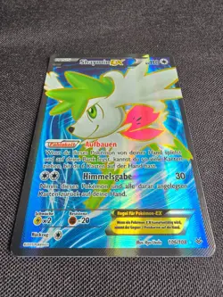 Shaymin EX 106/108 Full Art German XY Roaring Skies Drachenleuchten Pokemon TCG - Image 2