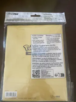 Pokemon Pikachu 4-Pocket Ultra-Pro TCG Binder/ Oversized Cards - Image 2