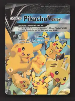 Pikachu V-Union SWSH139 Holo Promo Sword & Shield Promo Pokemon Near Mint - Image 1