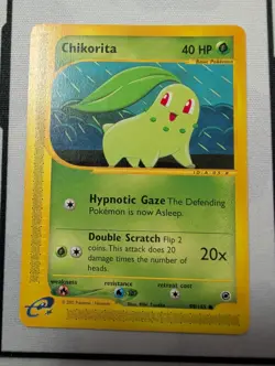 Pokemon Card - Chikorita Expedition 99/165 Common - Image 1