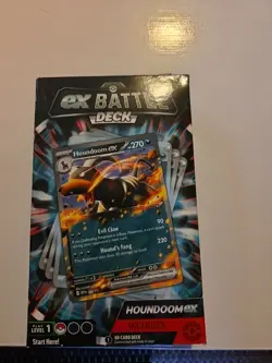 Brand New Sealed Pokemon Ex Battle Deck Houndoom EX 60 CARD DECK - Image 1