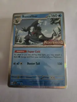 Pokemon SEALED Baxcalibur SVP 019 Paldea Evolved Build-n-Battle Prerelease Pack - Image 1